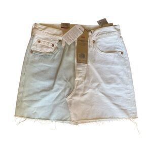 Levi's Women's Two-Tone Denim Skirt